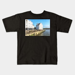 Tide Mill Quay At Woodbridge Kids T-Shirt